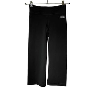 The North Face Black Vapor Wick Wide Leg Cropped Capri Pants size XS